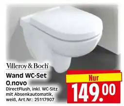 Herkules Baumarkt Villeroy & Boch Wand WC-Set O.novo Angebot