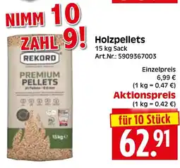 Herkules Baumarkt REKORD Holzpellets Angebot