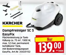 Herkules Baumarkt KÄRCHER Dampfreiniger SC 3 EasyFix Angebot