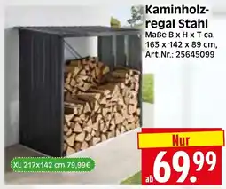 Herkules Baumarkt Kaminholzregal Stahl Angebot