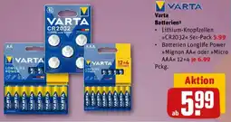 REWE Varta Batterien Angebot