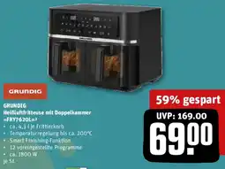 REWE GRUNDIG Heißluftfritteuse mit Doppelkammer FRY7620L Angebot