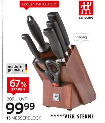 XXXLutz Zwilling Messerblock Angebot