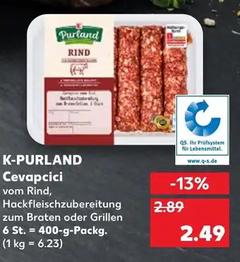 Kaufland K-Purland Cevapcici 400g Angebot