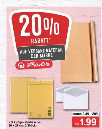 Famila Nord West Luftpolstertasche Angebot