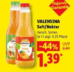 Lidl Valensina Saft/Nektar Angebot