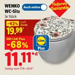Lidl WENKO WC-Sitz Angebot