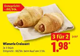 Lidl Wienerle Croissant Angebot
