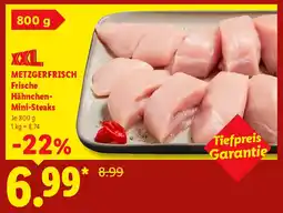 Lidl METZGERFRISCH Frische Hähnchen-Mini-Steaks Angebot