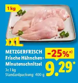 Lidl METZGERFRISCH Frische Hähnchen-Minutenschnitzel Angebot
