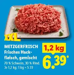 Lidl METZGERFRISCH Frisches Hackfleisch, gemischt Angebot