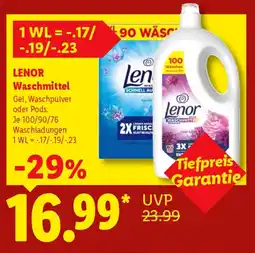 Lidl LENOR Waschmittel Angebot
