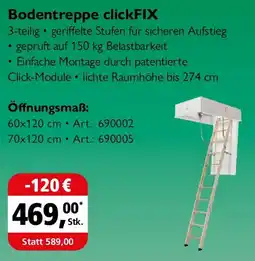 Holz Possling Bodentreppe clickFIX Angebot