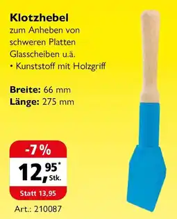 Holz Possling Klotzhebel Angebot