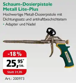 Holz Possling Schaum-Dosierpistole Metall Lite-Plus Angebot