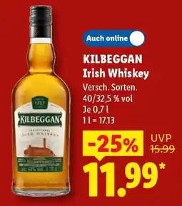 Lidl KILBEGGAN Irish Whiskey Angebot
