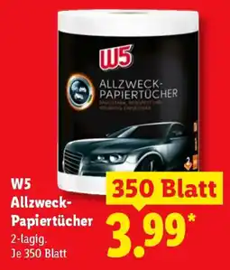 Lidl W5 Allzweck-Papiertücher Angebot