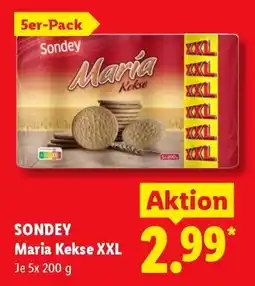 Lidl SONDEY Maria Kekse XXL Angebot