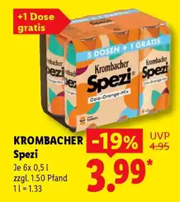 Lidl KROMBACHER Spezi Angebot