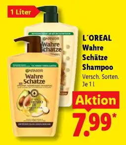 Lidl L'OREAL Wahre Schätze Shampoo Angebot