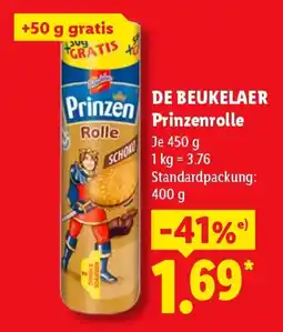 Lidl DE BEUKELAER Prinzenrolle Angebot