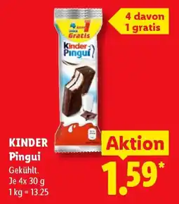 Lidl KINDER Pingui Angebot