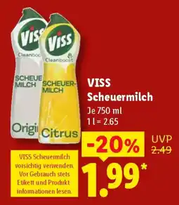 Lidl VISS Scheuermilch Angebot