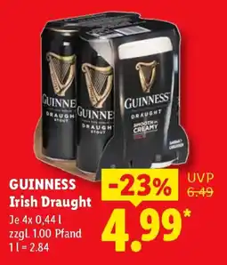Lidl GUINNESS Irish Draught Angebot