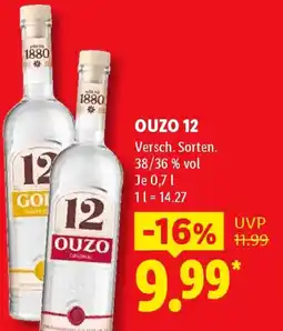 Lidl OUZO 12 Angebot