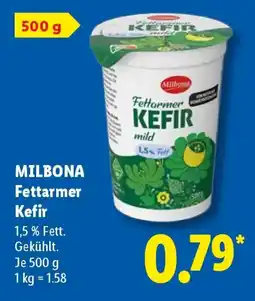Lidl MILBONA Fettarmer Kefir Angebot