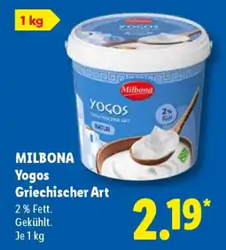 Lidl MILBONA Yogos Griechischer Art Angebot