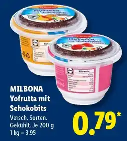 Lidl MILBONA Yofrutta mit Schokobits Angebot
