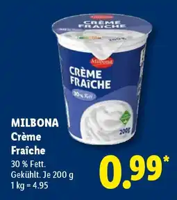 Lidl MILBONA Crème Fraîche Angebot