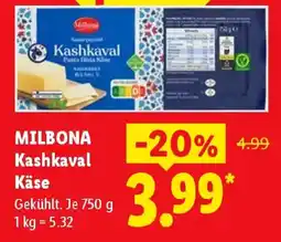 Lidl MILBONA Kashkaval Käse Angebot