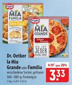 Famila Nord Ost Dr. Oetker la Mia Grande oder Familia Angebot