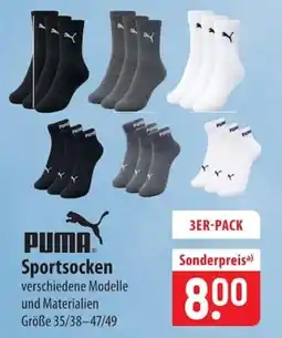 Famila Nord Ost PUMA Sportsocken Angebot