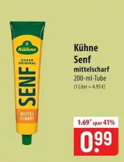 Famila Nord Ost Kühne Senf mittelscharf Angebot
