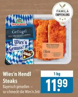 Famila Nord Ost Wies'n Hendl Steaks Angebot