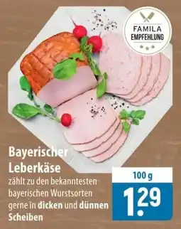 Famila Nord Ost Bayerischer Leberkäse Angebot