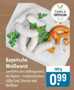 Famila Nord Ost FAMILA Bayerische Weißwurst Angebot