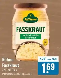 Famila Nord Ost Kühne Fasskraut Angebot