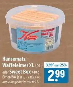 Famila Nord Ost Hansematz Waffeleimer XL Angebot