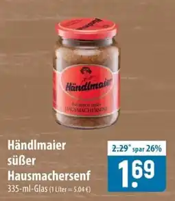 Famila Nord Ost Händlmaier süßer Hausmachersenf Angebot