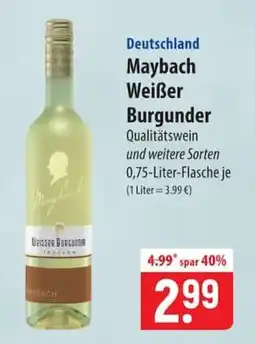 Famila Nord Ost Maybach Weißer Burgunder Angebot