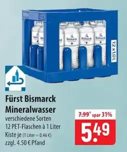 Famila Nord Ost Fürst Bismarck Mineralwasser Angebot