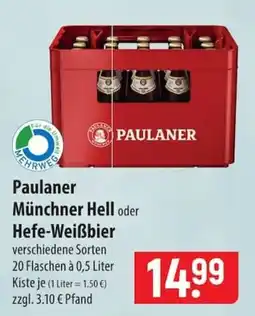 Famila Nord Ost Paulaner Münchner Hell oder Hefe-Weißbier Angebot