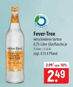 Famila Nord Ost Fever-Tree Tonic Water Angebot