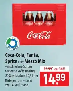 Famila Nord Ost Coca-Cola, Fanta, Sprite oder Mezzo Mix Angebot