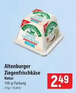 Famila Nord Ost Altenburger Ziegenfrischkäse Natur Angebot