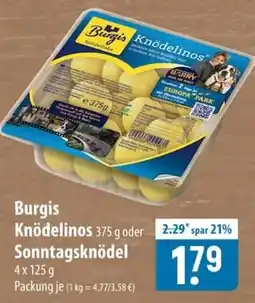 Famila Nord Ost Burgis Knödelinos Angebot